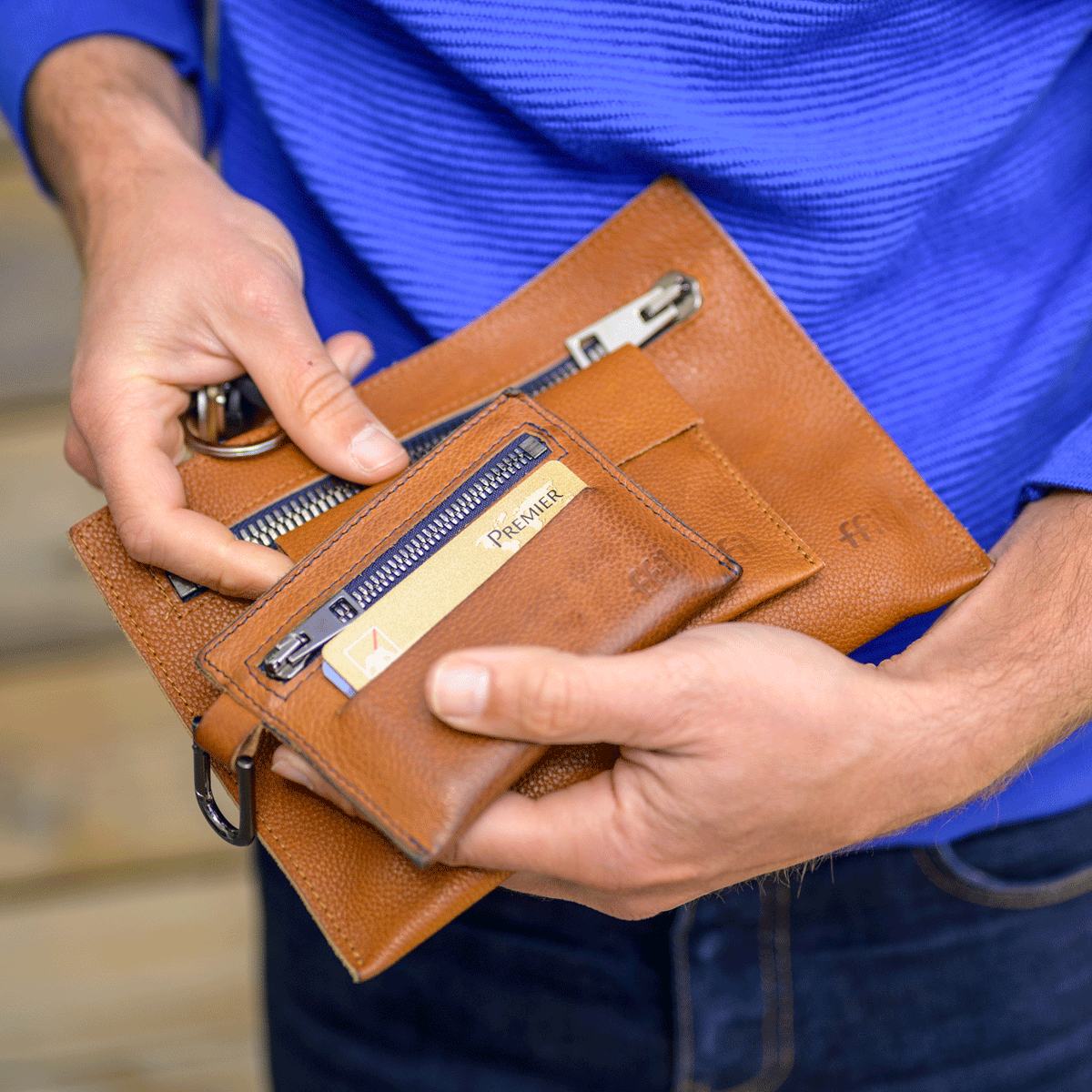 Porte papiers hommes - FFIL - Sac et accessoires en cuir fabriqués en France 